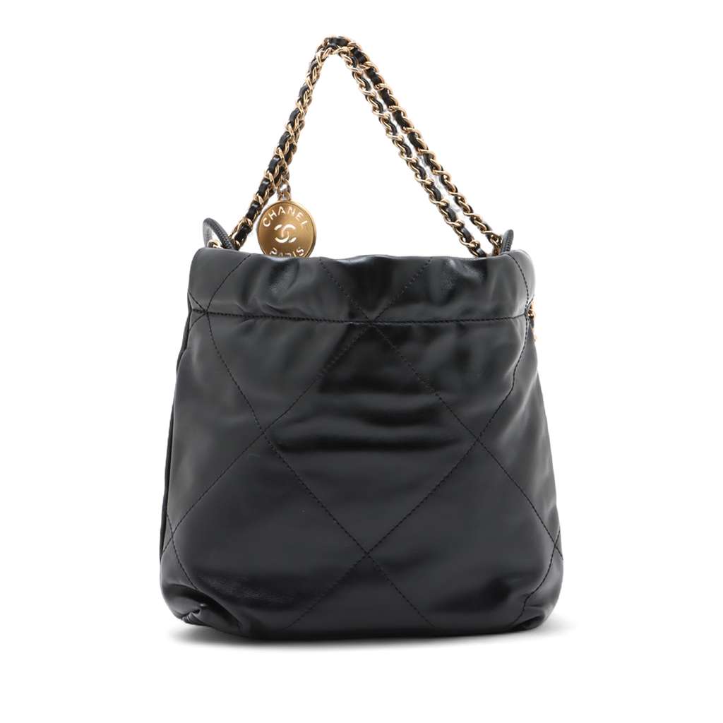 Chanel Mini Shiny Calfskin 22 Handbag - 2