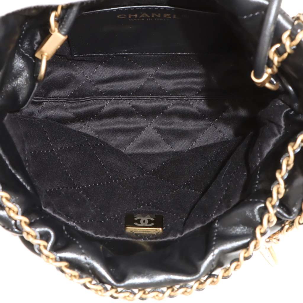 Chanel Mini Shiny Calfskin 22 Handbag - 3