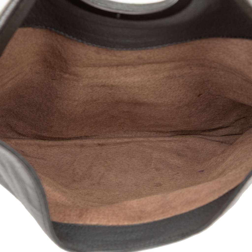 Bottega Veneta Leather Turn Lock Clutch - 5