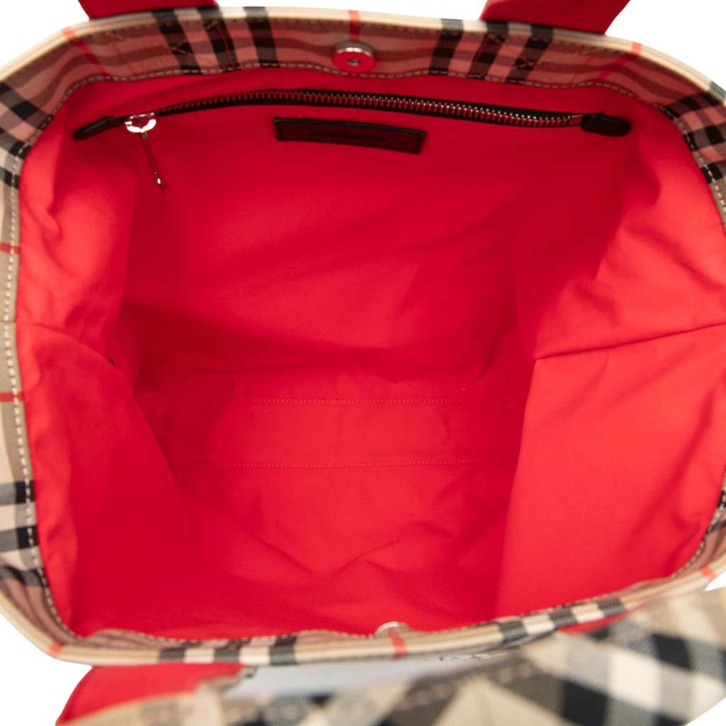 Burberry House Check Nylon Artie Satchel - 4