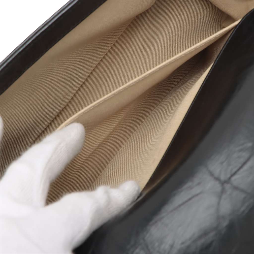 Chanel Old Medium Chevron Crumpled Calfskin Embellished Boy Flap - 4