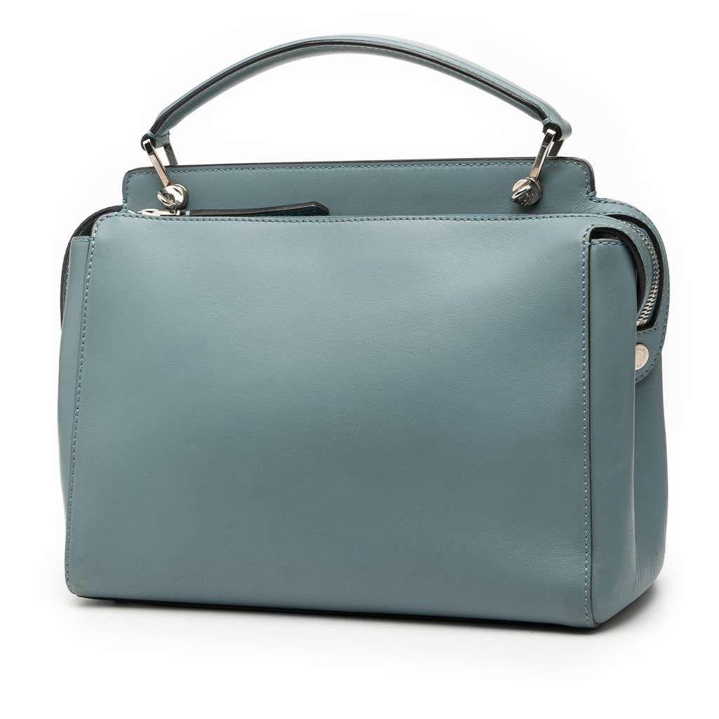 Fendi Medium Leather DotCom Satchel - 2