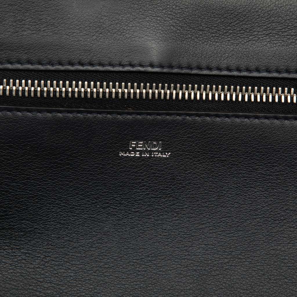 Fendi Medium Leather DotCom Satchel - 5