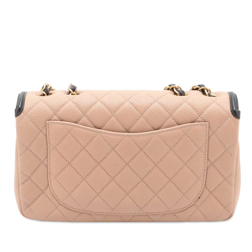 Chanel Medium Bicolor Caviar CC Filigree Flap - 2