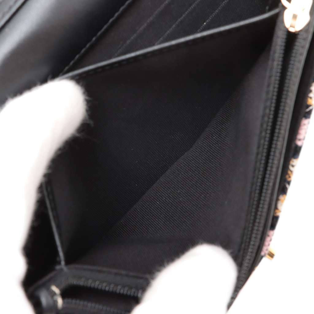 Chanel Quilted Tweed Pearl Crush Wallet on Chain - 5