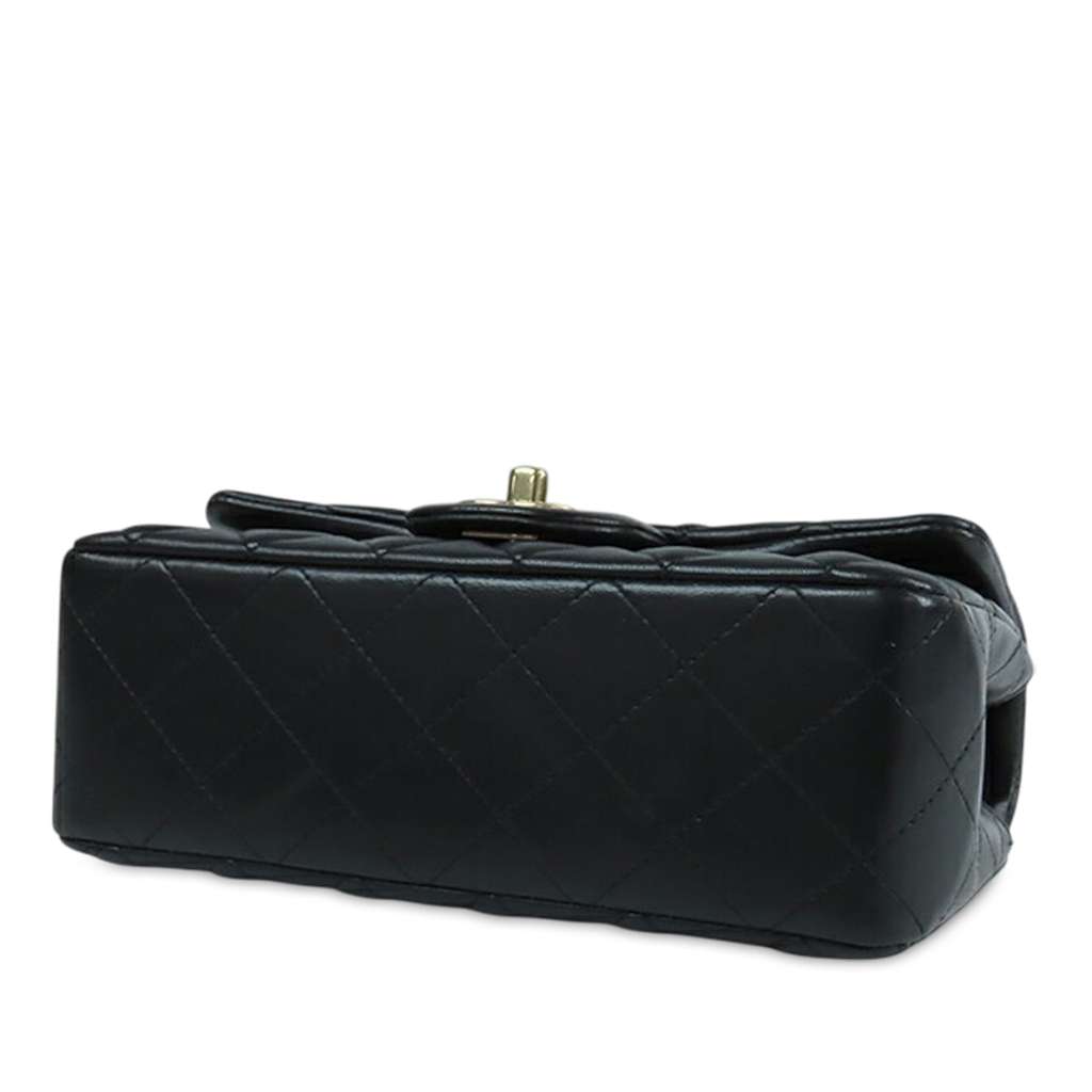 Chanel Mini Rectangular Classic Lambskin Single Flap - 3