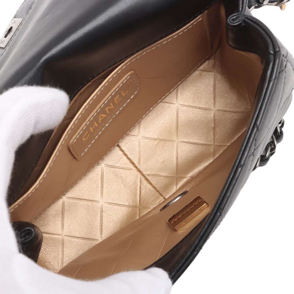 Chanel Mini Quilted Lambskin Coco Clips Flap - 3