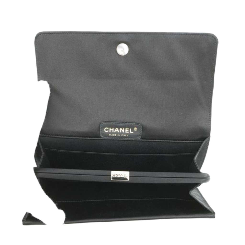 Chanel Satin Bow Flap Clutch - 4