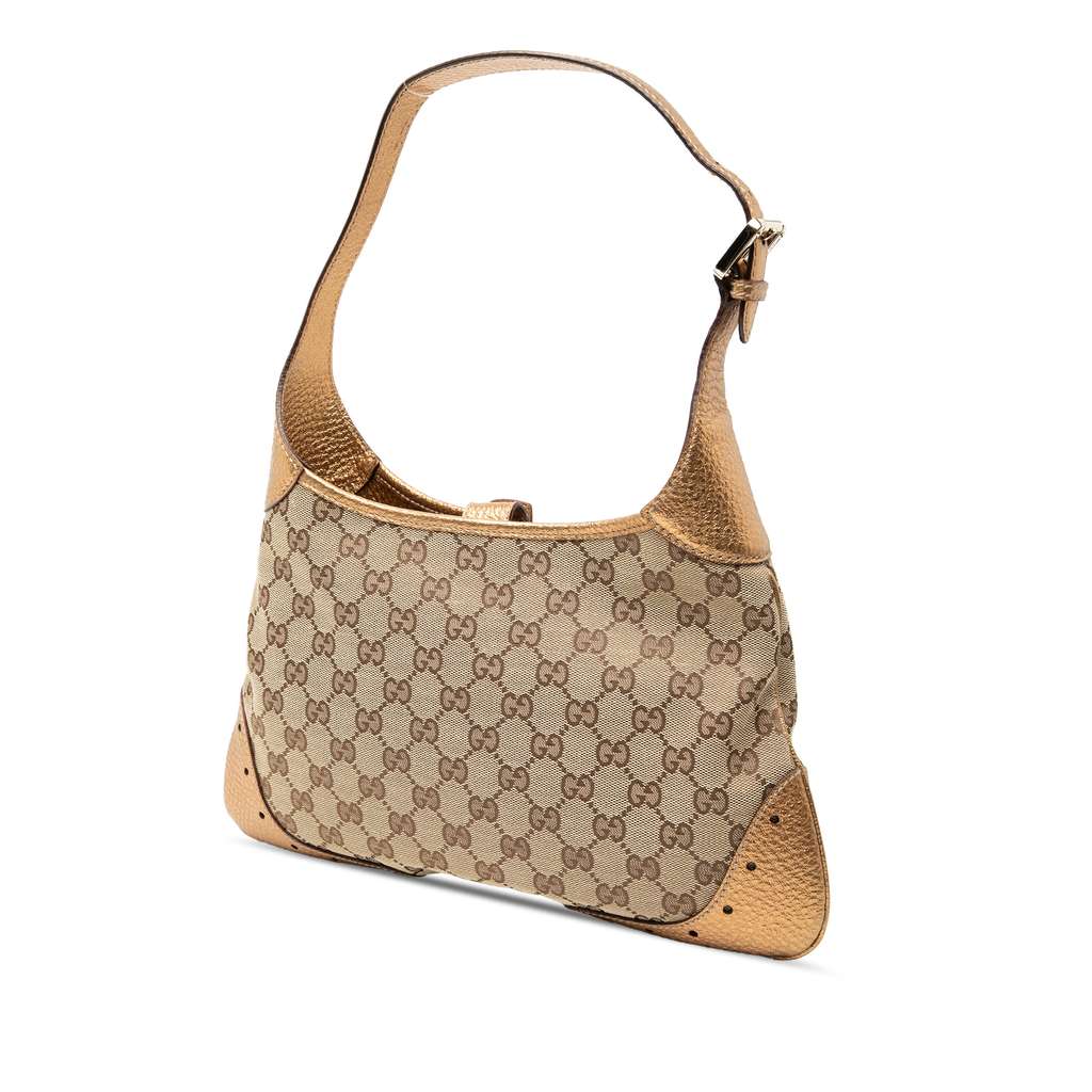 Gucci GG Canvas Punch Shoulder Bag - 2