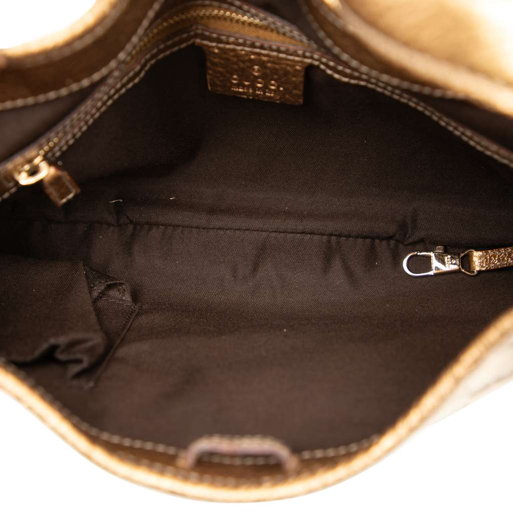 Gucci GG Canvas Punch Shoulder Bag - 4