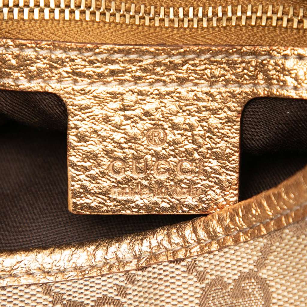 Gucci GG Canvas Punch Shoulder Bag - 5
