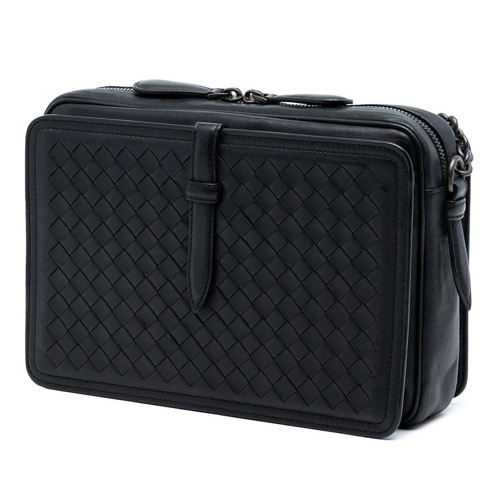 Bottega Veneta Nappa Intrecciato Belt Flap Camera Bag - 2