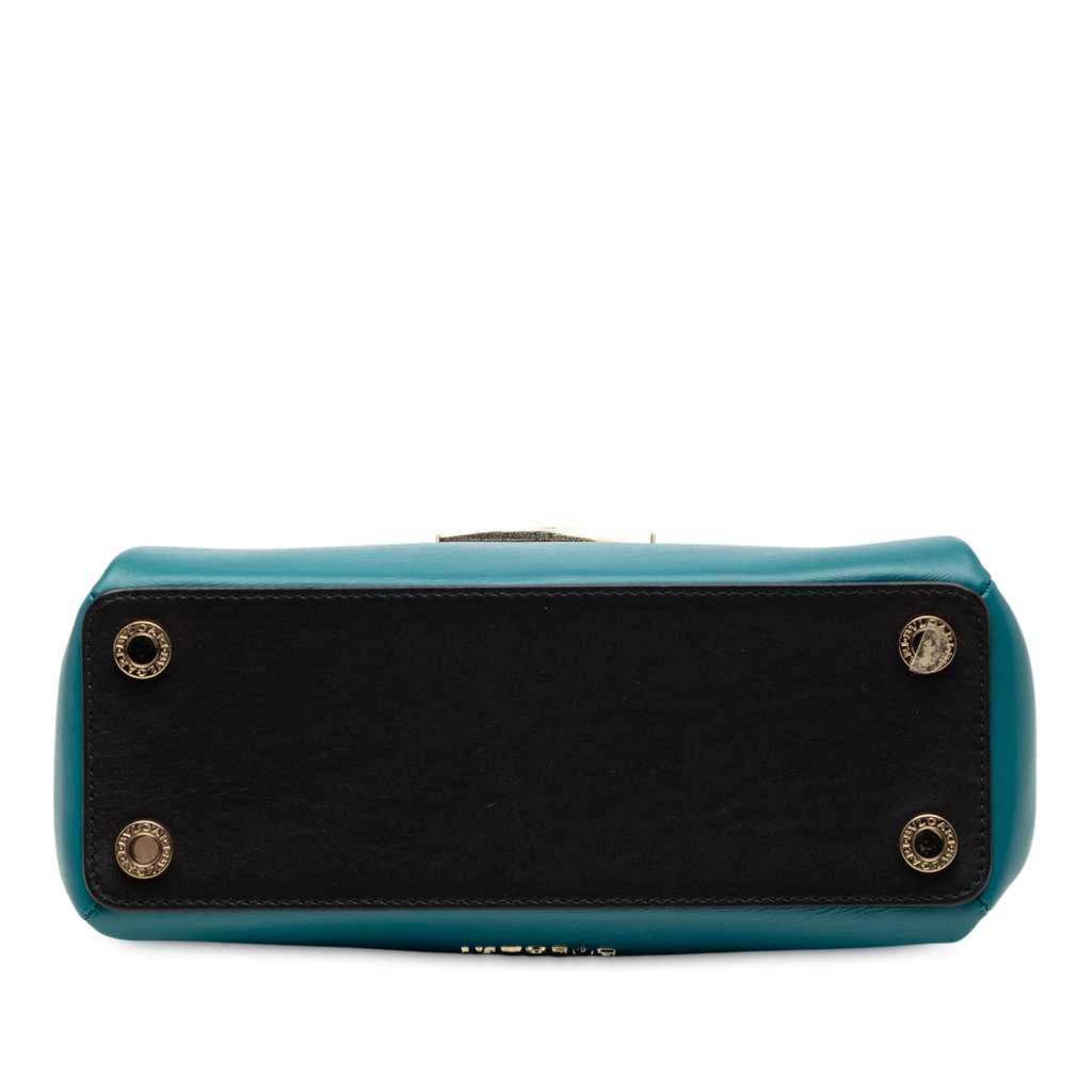 Bvlgari Leather Serpenti Viper Top Handle Bag - 3