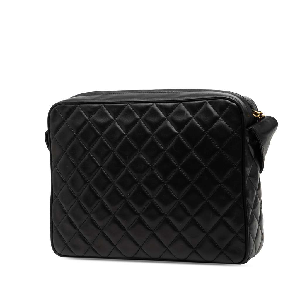 Chanel CC Quilted Lambskin Tassel Camera Bag - 2