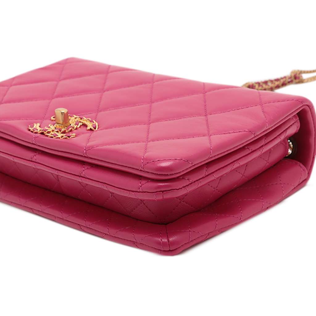 Chanel Small Quilted Lambskin On And On Chain Flap - 3