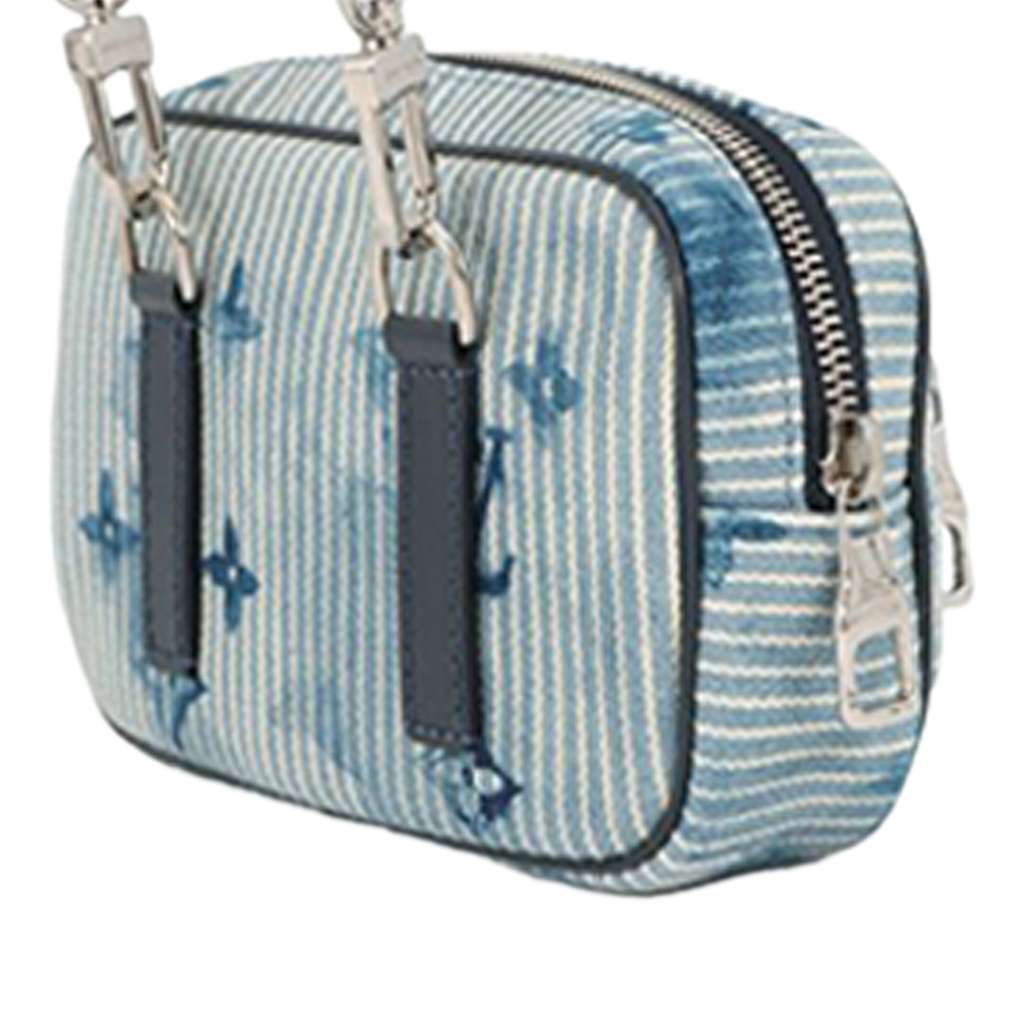 Louis Vuitton Monogram Denim Watercolor Hickory Stripes Outdoor Pouch - 2