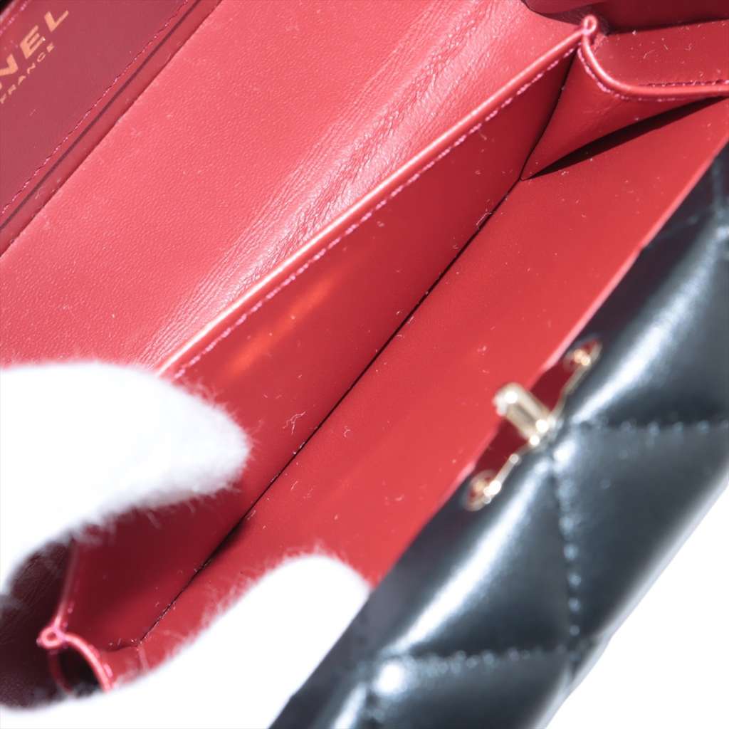 Chanel CC Quilted Lambskin Top Handle Box Bag - 5