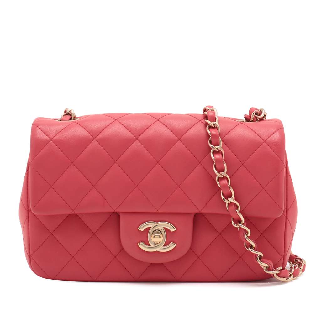 Chanel Mini Rectangular Classic Lambskin Single Flap