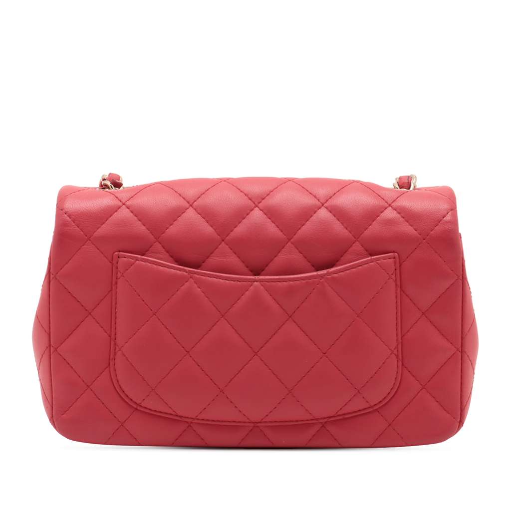 Chanel Mini Rectangular Classic Lambskin Single Flap - 2
