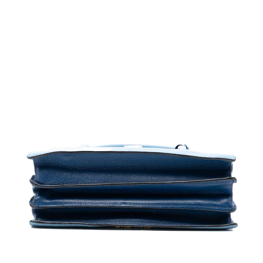 Miu Miu Goatskin Madras Satchel - 3