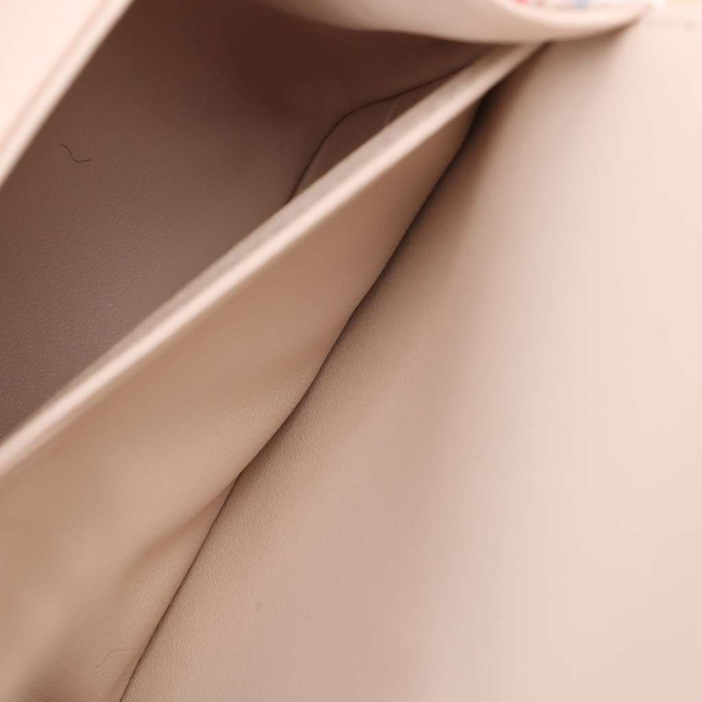 Chanel CC Quilted Cotton and Lambskin Flower Applique Double Flap - 5