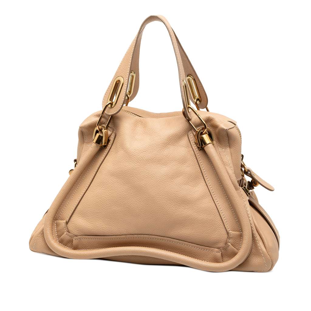 Chloé Medium Leather Paraty Satchel - 2