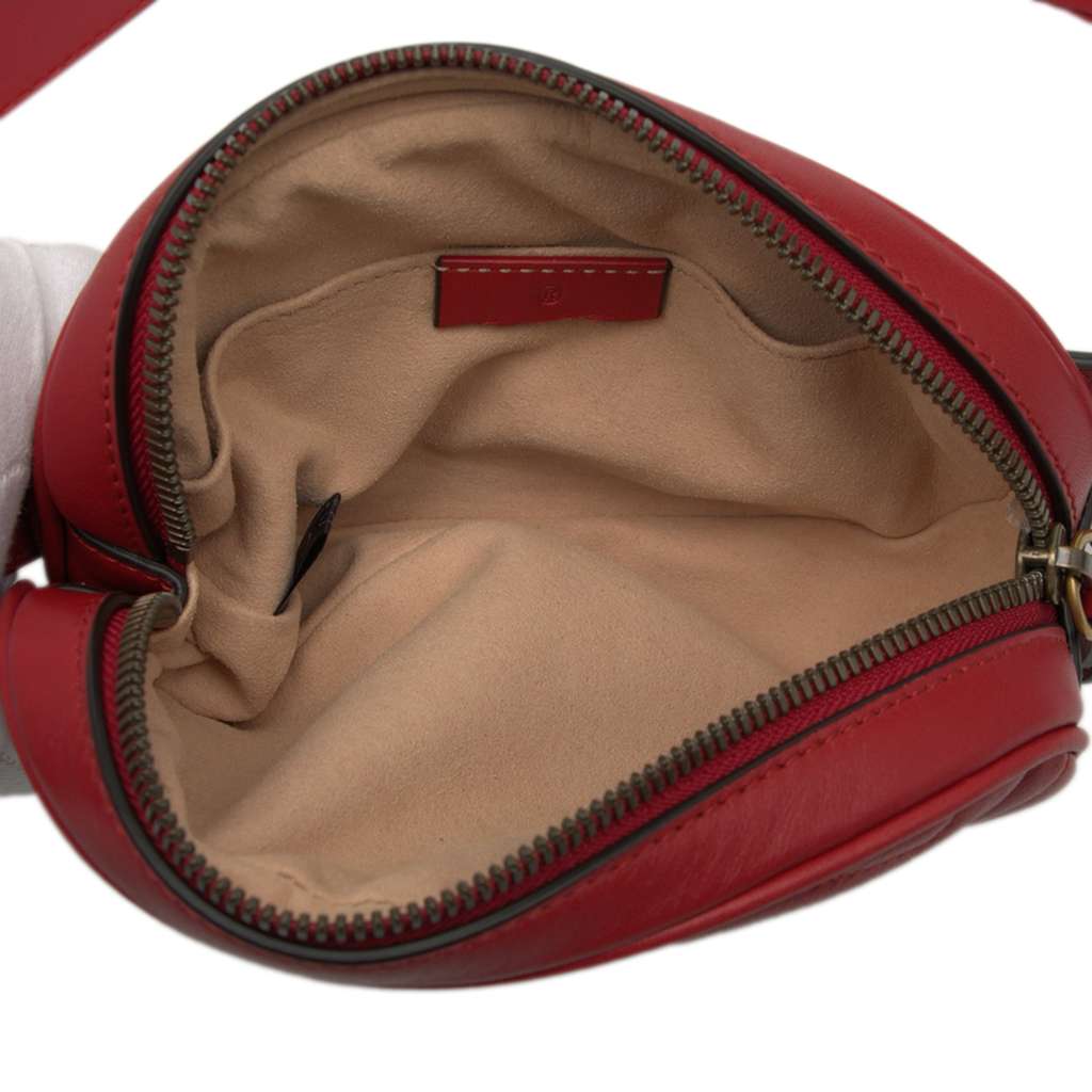 Gucci GG Marmont Matelasse Leather Belt Bag - 4