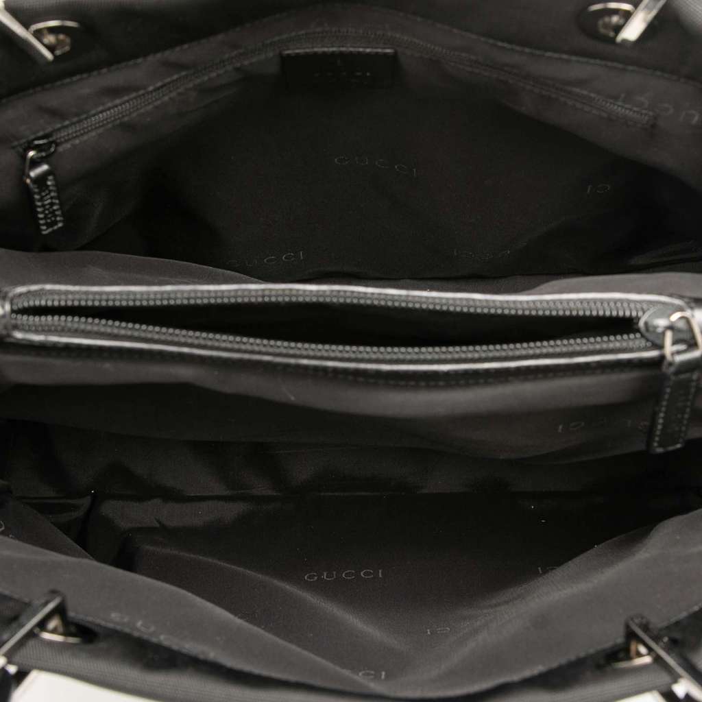 Gucci GG Canvas Bamboo Handbag - 4