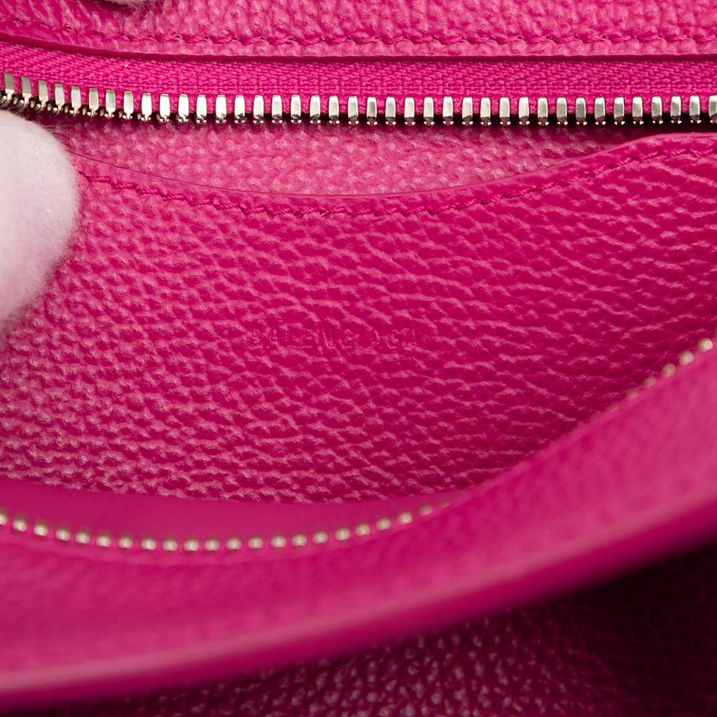 Balenciaga Mini Grained Calfskin Motocross Neo Classic City Satchel - 5