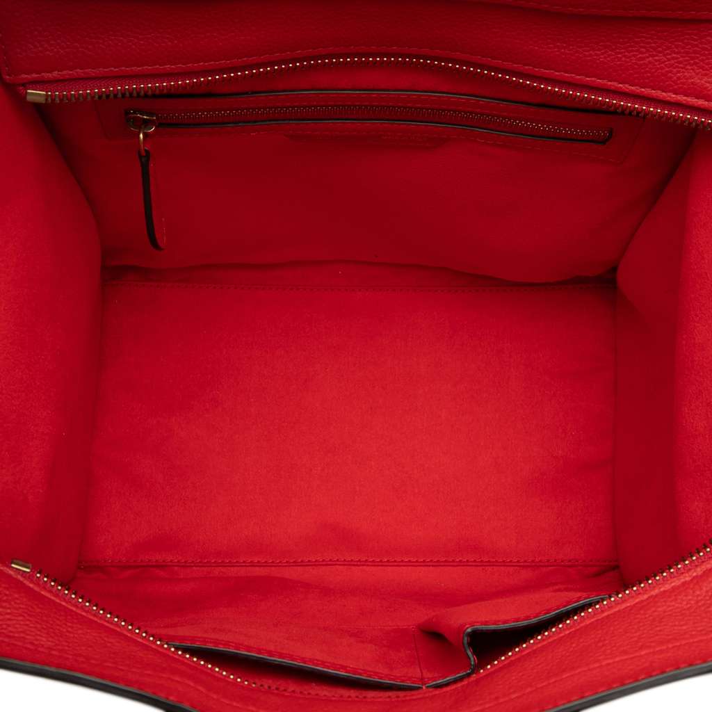 Celine Mini Leather Luggage Tote - 4