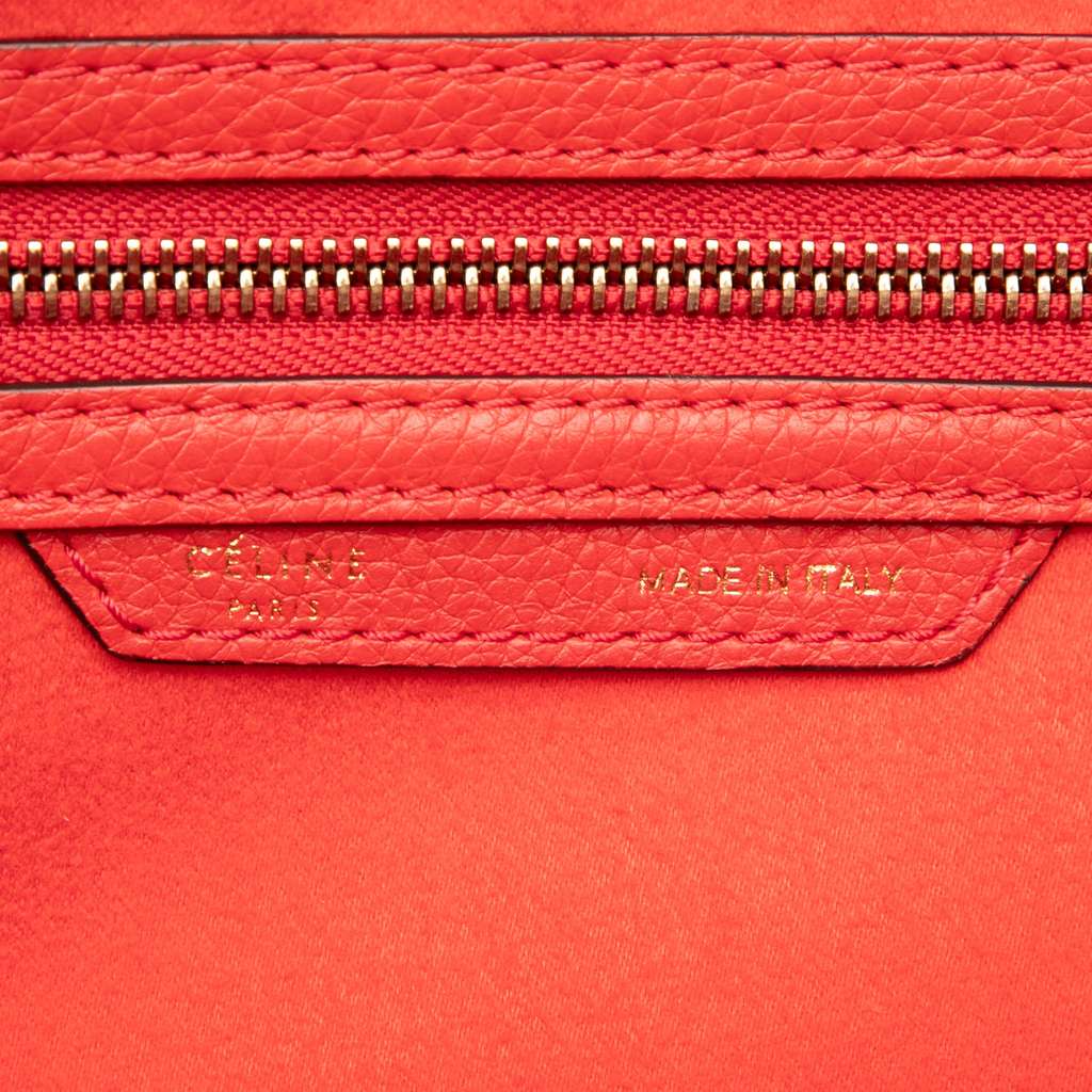 Celine Mini Leather Luggage Tote - 5