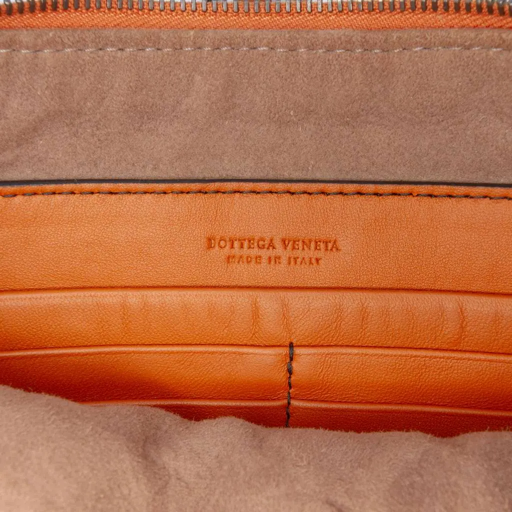 Bottega Veneta Nappa Intrecciato Palio Fringe Chain Crossbody Orange Leather Good - Box View