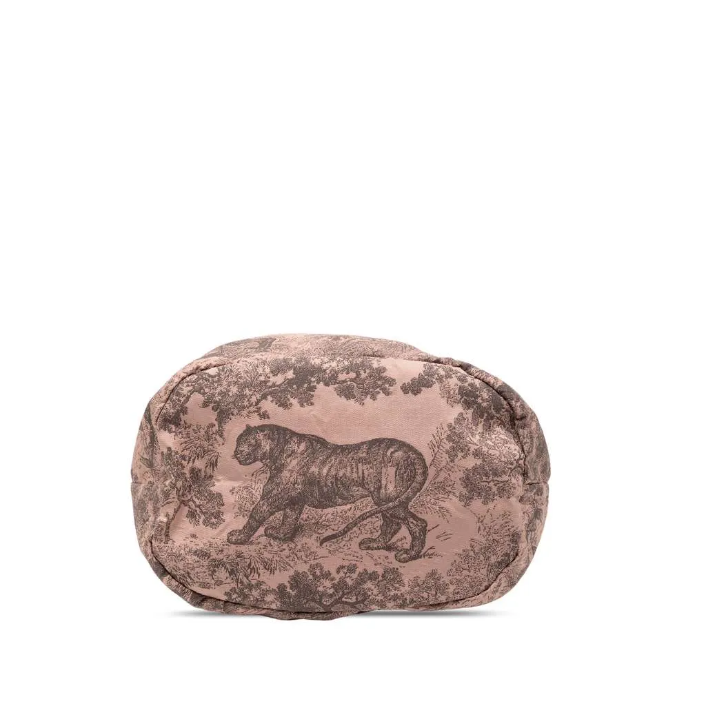 Dior DiorTravel Sauvage Toile De Jouy Technical Fabric Pouch Pink Good - Inside View