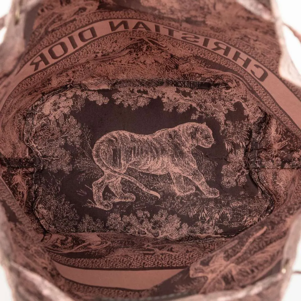 Dior DiorTravel Sauvage Toile De Jouy Technical Fabric Pouch Pink Good - Model View