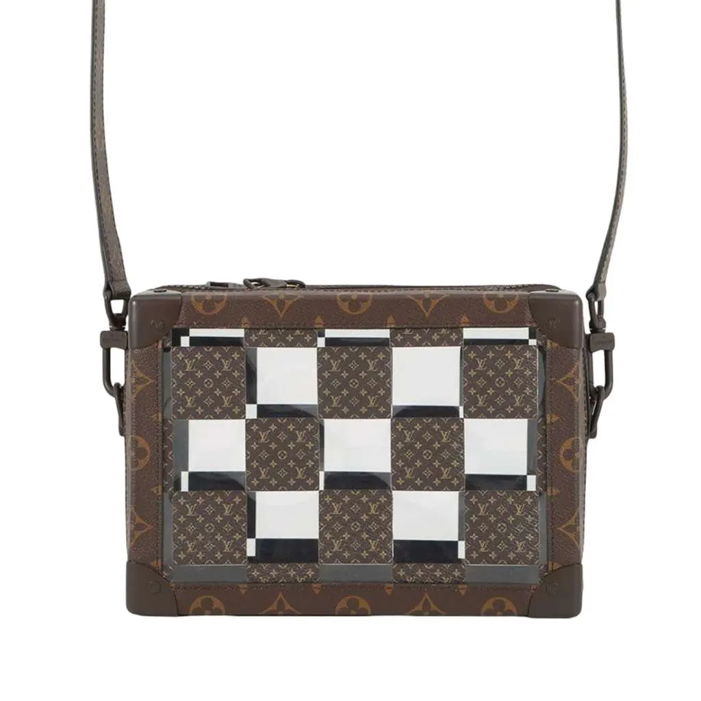 Louis Vuitton Monogram Chess Soft Trunk Brown Very good - Front View