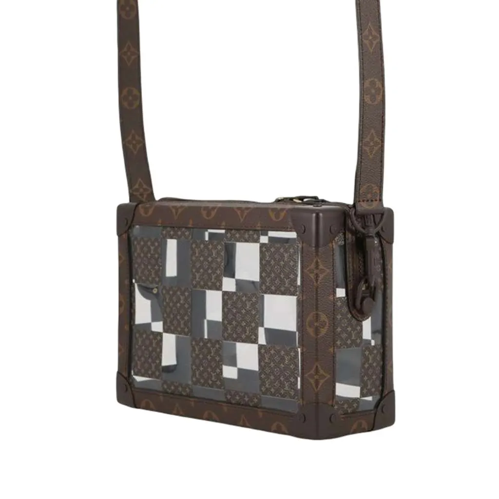 Louis Vuitton Monogram Chess Soft Trunk Brown Very good - Back View