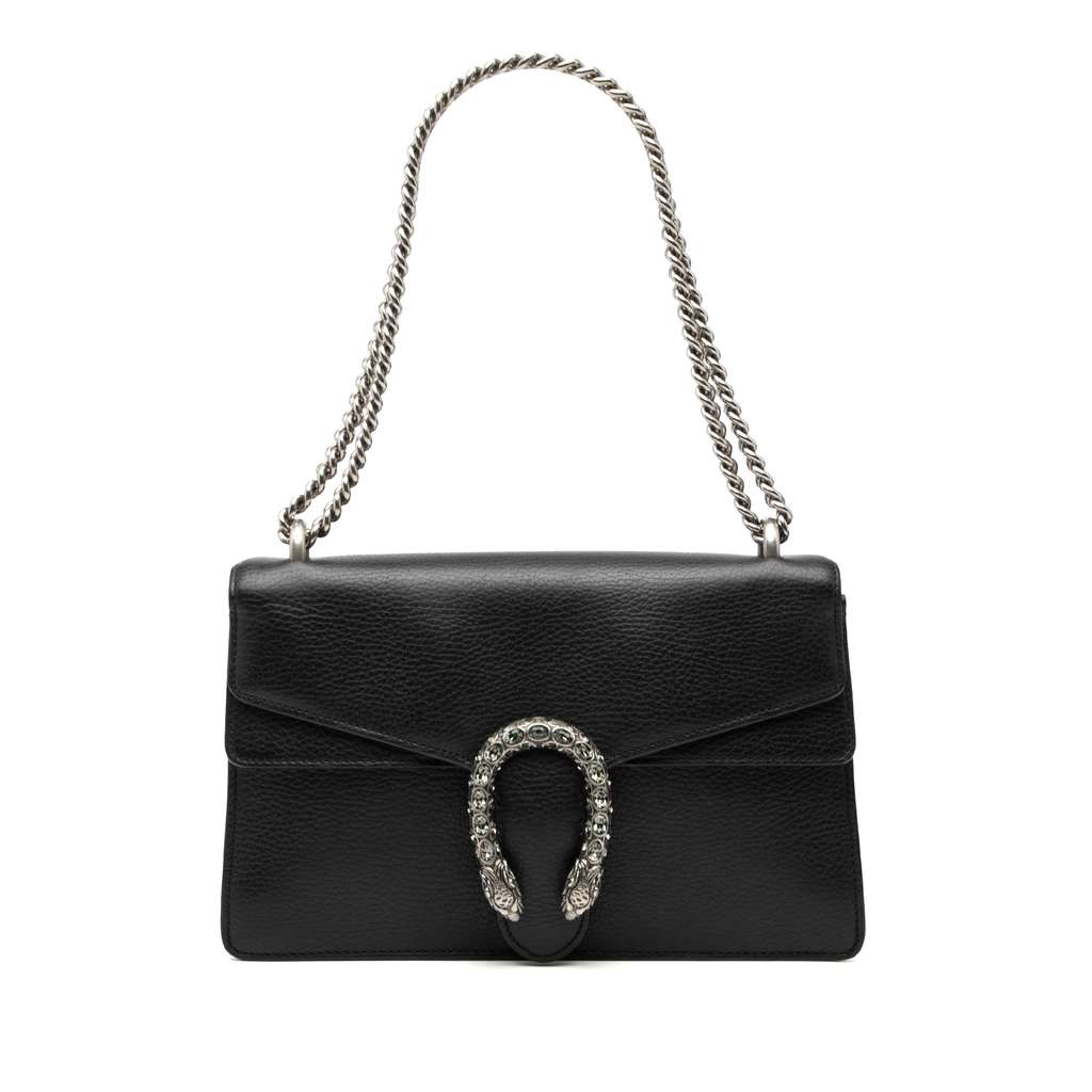 Gucci Small Leather Dionysus Shoulder Bag
