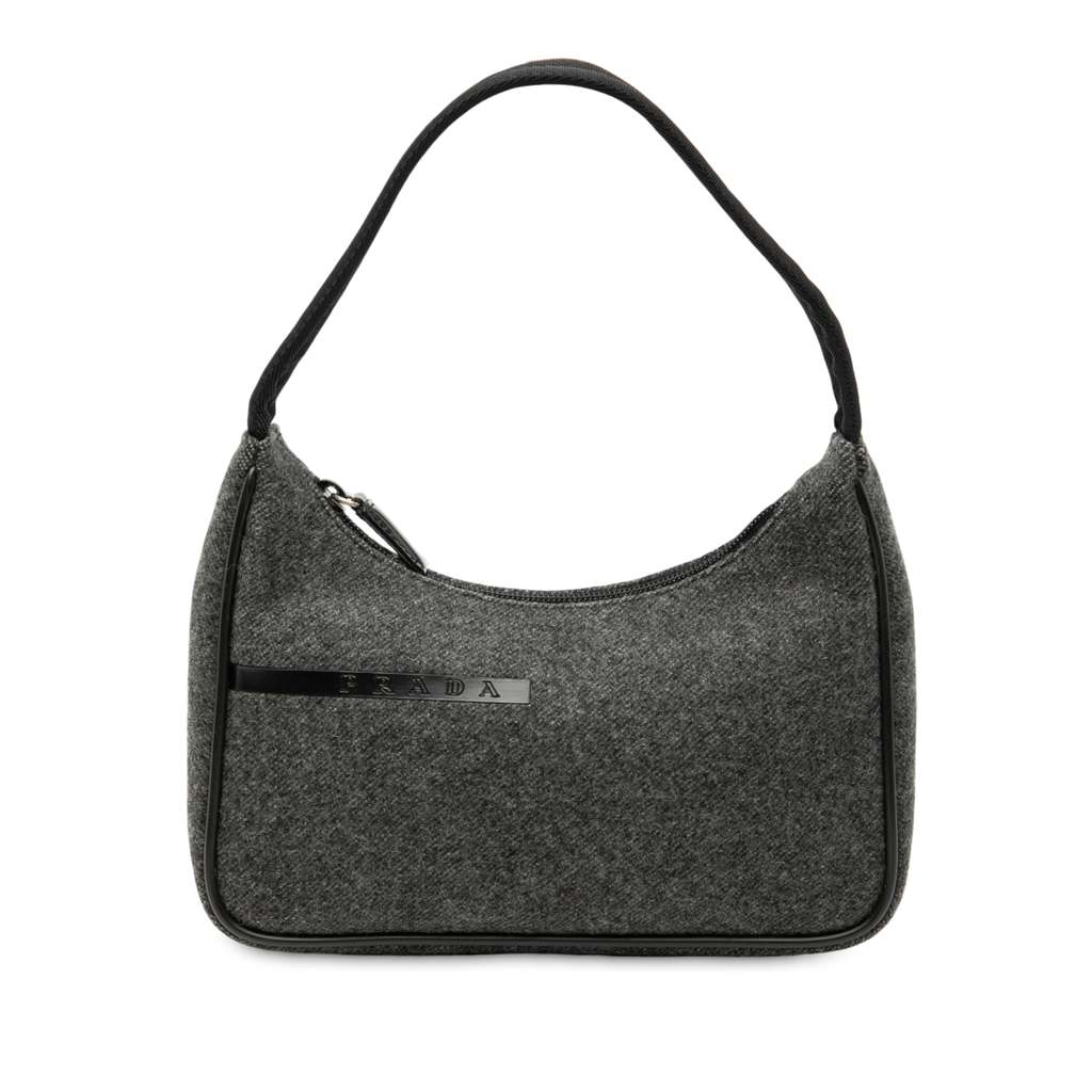 Prada Wool Sport Shoulder Bag