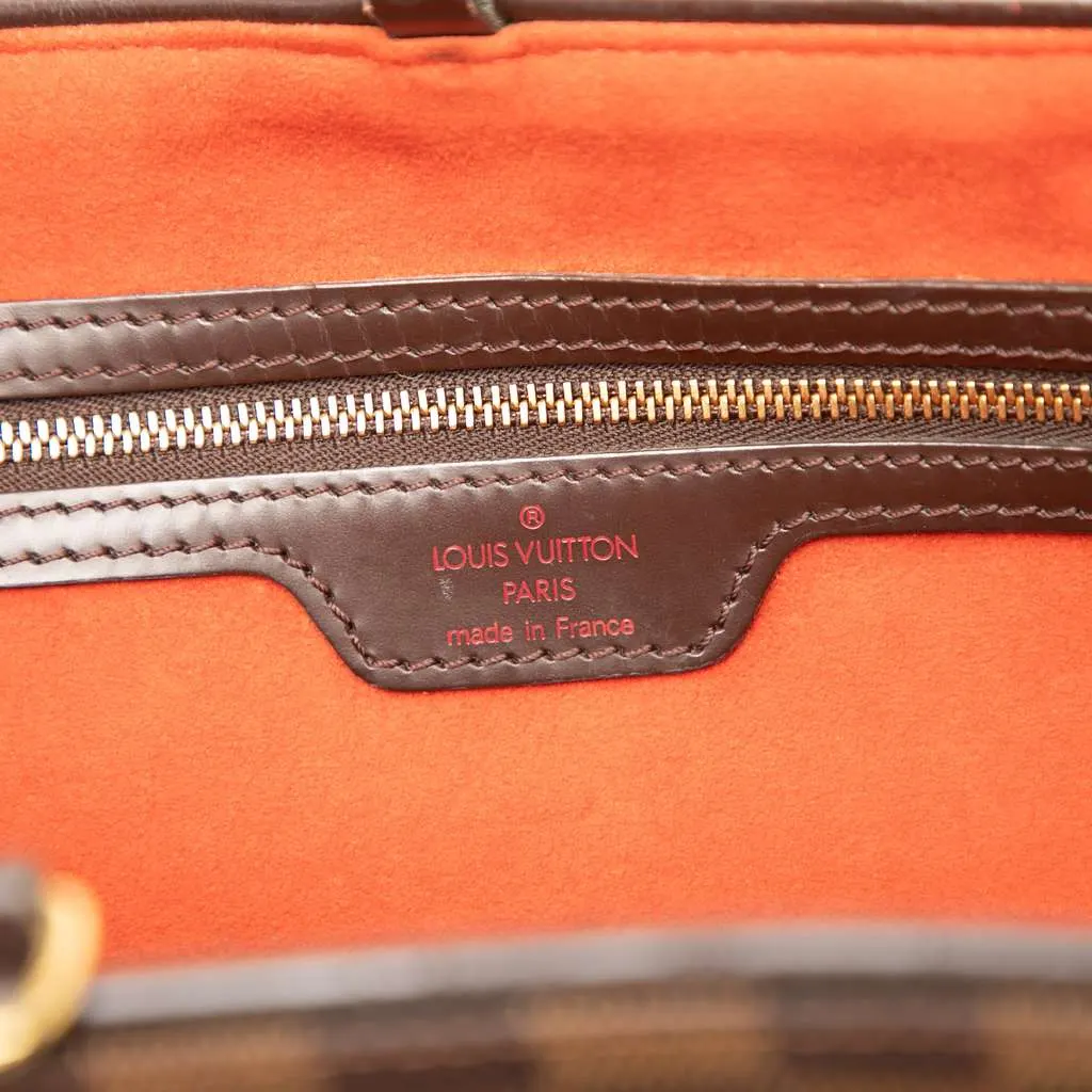 Louis Vuitton Damier Ebene Manosque PM Brown Very good - Box View