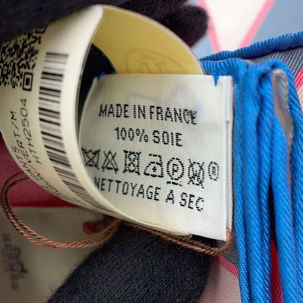 Hermès L Heure des Gants Silk Scarf 90 - 4