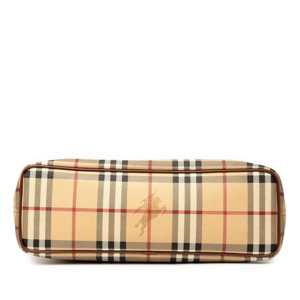 Burberry Haymarket Check Coated Canvas Tote - 3