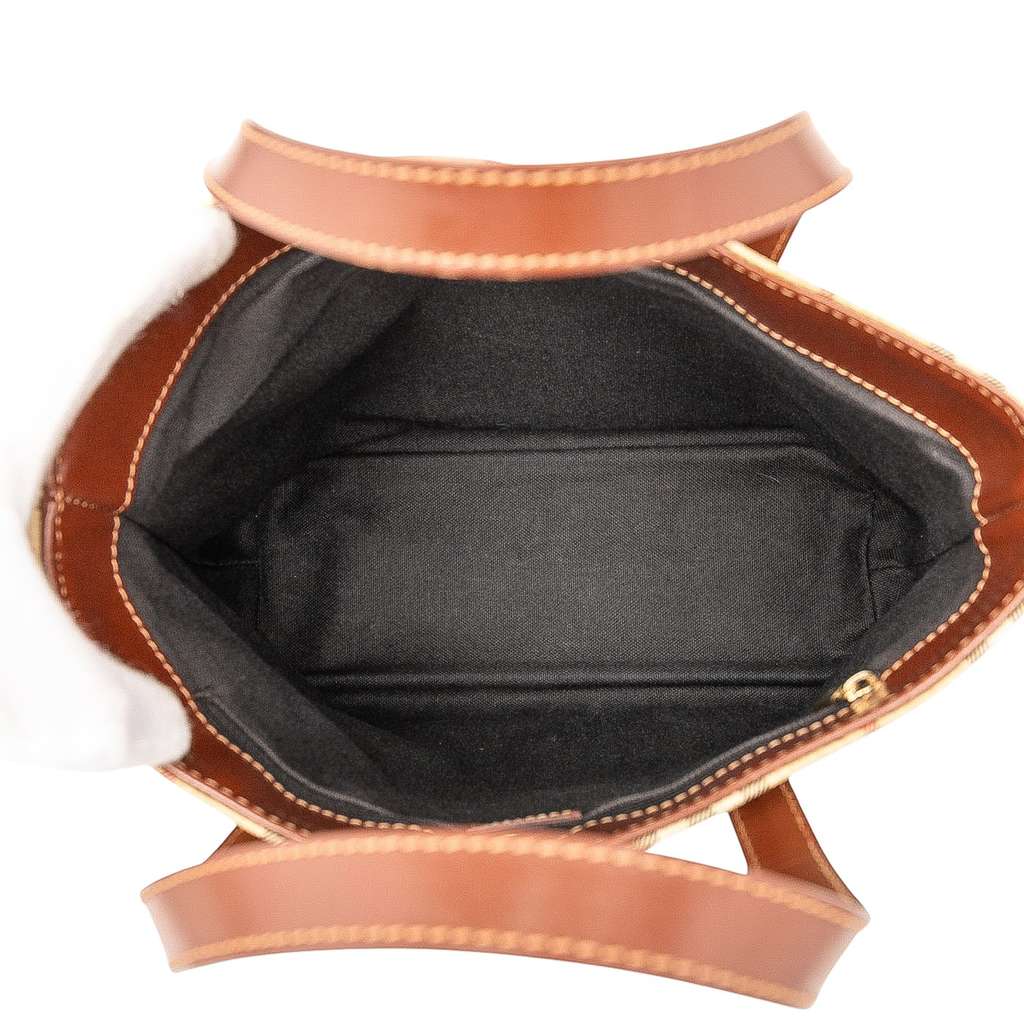 Burberry Haymarket Check Coated Canvas Tote - 4