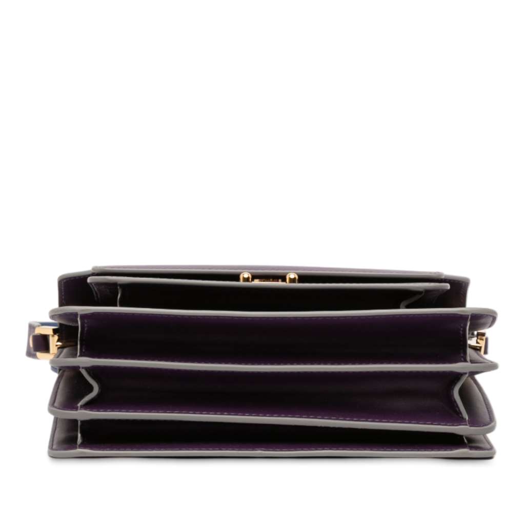 Marni Medium Leather Trunk Crossbody - 3