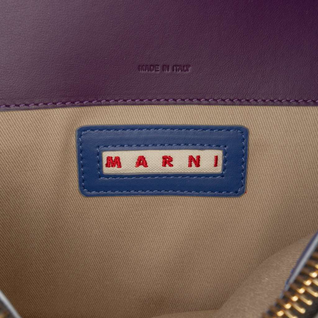 Marni Medium Leather Trunk Crossbody - 5