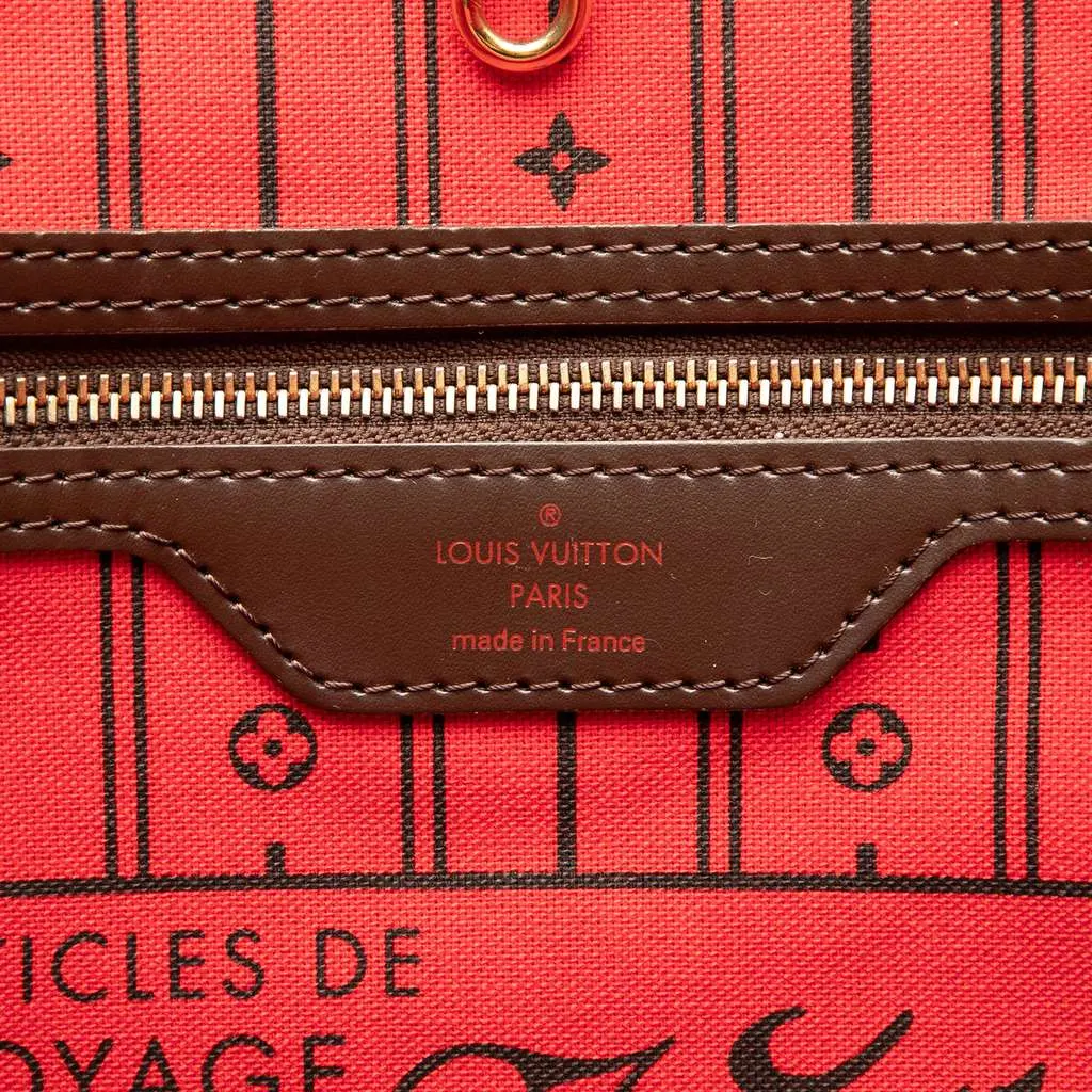 Louis Vuitton Damier Ebene Neverfull MM Brown Good - Box View