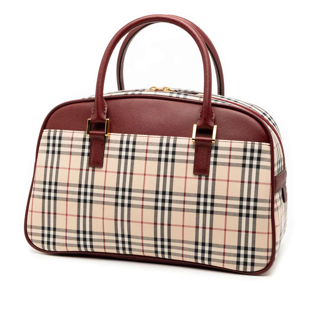 Burberry House Check Canvas Handbag - 2