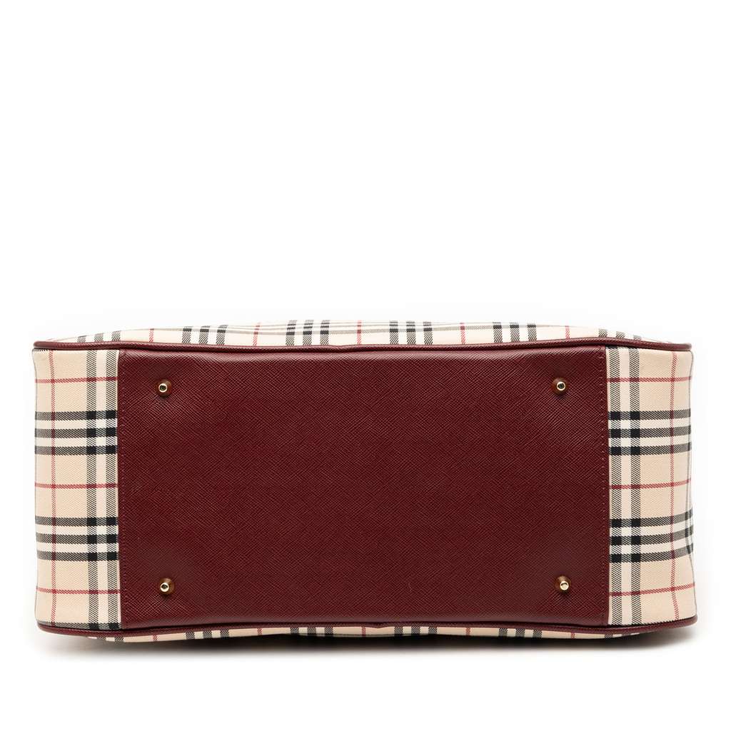 Burberry House Check Canvas Handbag - 3