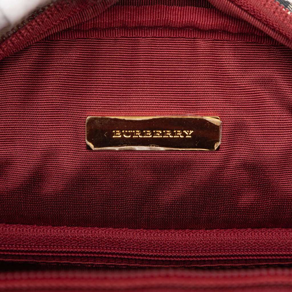 Burberry House Check Canvas Handbag - 5