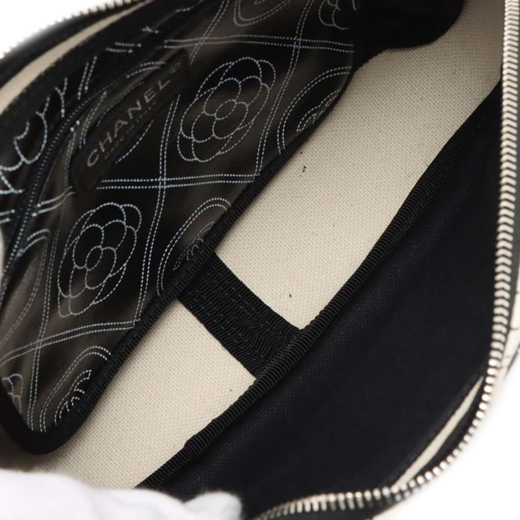 Chanel Coated Canvas Camellia Logo Camera Bag - 3