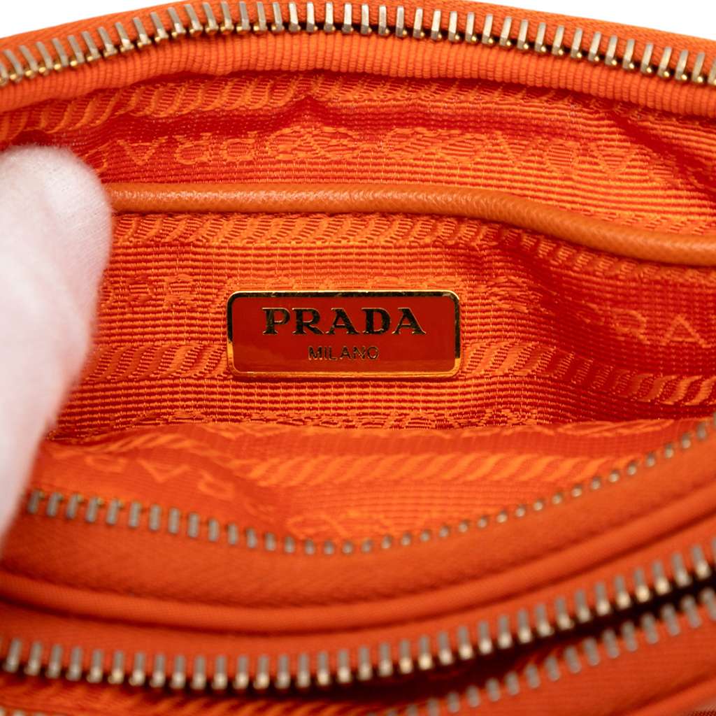 Prada Mini Tessuto Double Zip Camera Bag - 5